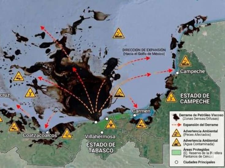 Golfo de México en riesgo: crece la contaminación por petróleo