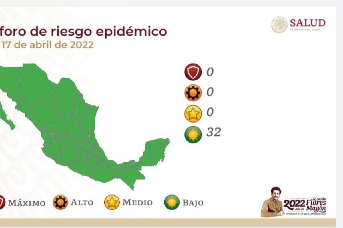 Todo México sigue en semáforo verde ante Covid
