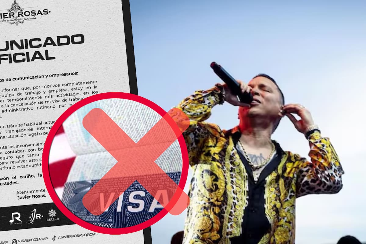 Retiran Visa al cantante mexicano, Javier Rosas; se ve obligado a cancelar su gira en EE.UU.