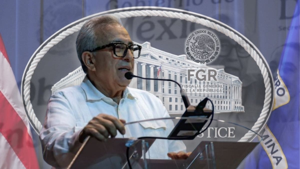 La FGR asegura que EEUU no presentó pruebas suficientes contra Rubén Rocha Moya y revisarán si procede una extradición tras acusaciones del Tribunal de Nueva York por presuntos vínculos con “Los Chapitos” mientras la SRE afirmó que enviará un “extrañamiento” por hacer pública la acusación