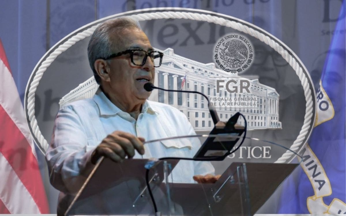 FGR y Cancillería cuestionan acusaciones de EEUU contra Rubén Rocha Moya y aseguran que no existen pruebas suficientes para detenerlo con fines de extradición. | Crédito: REUTERS/X @rochamoya_