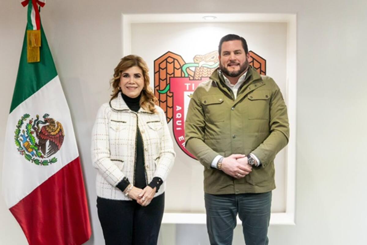 Recibe Alcalde a la Presidenta del DIF BC
