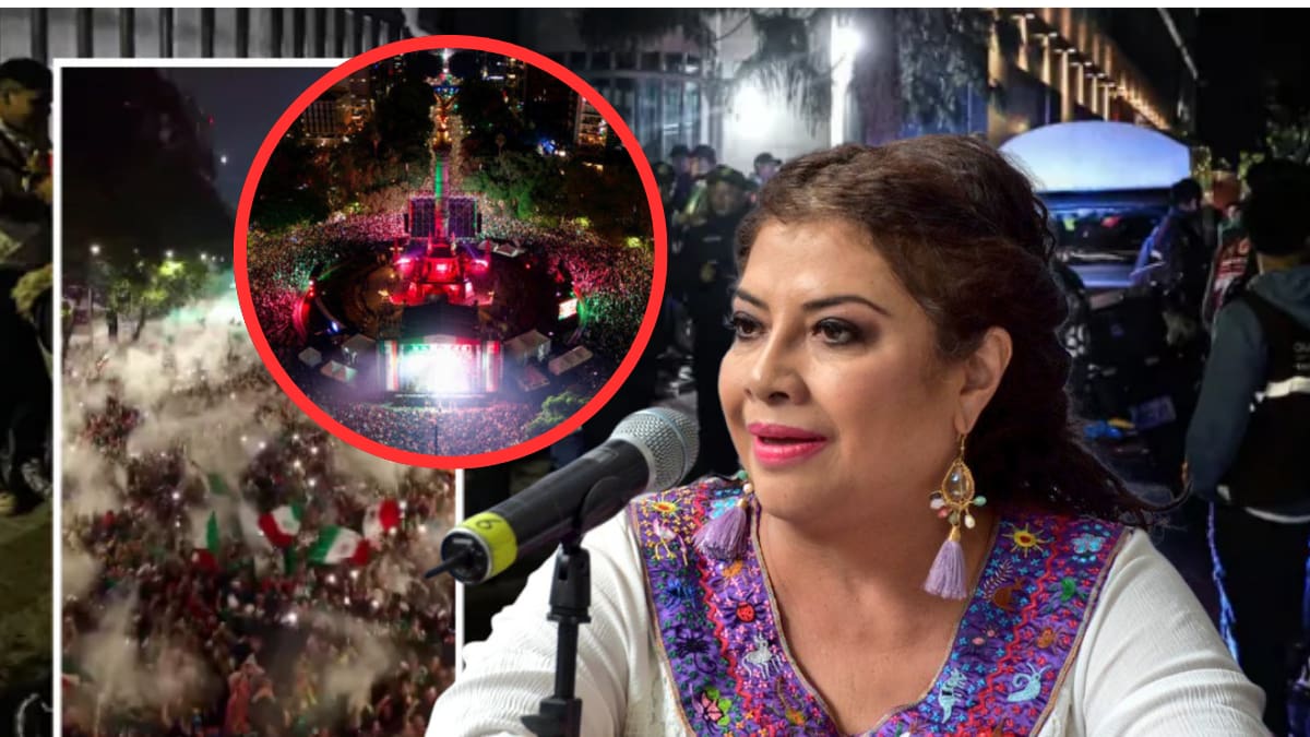 Clara Brugada reconoció que festejos en Paseo de la Reforma no estaban en protocolos y se limita a 25 mil personas el acceso al Ángel para México vs Inglaterra