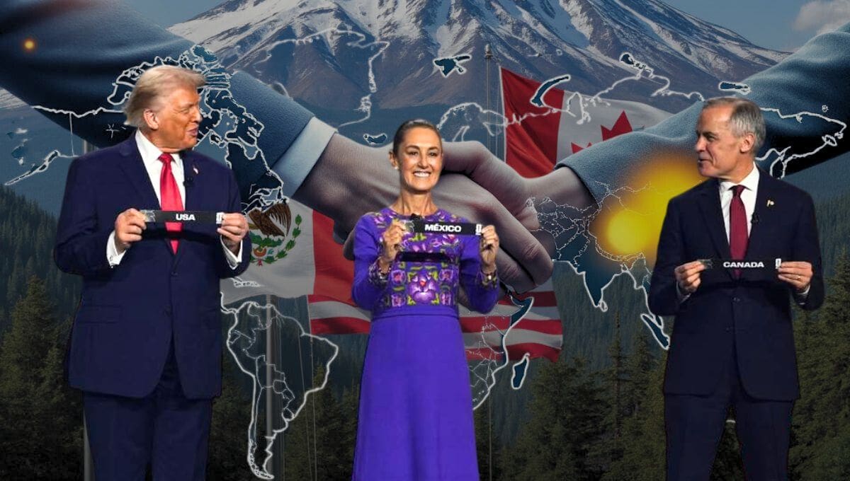 Donald Trump anunció que se reunirá con Claudia Sheinbaum y Mark Carney después del sorteo del Mundial 2026 en Washington.