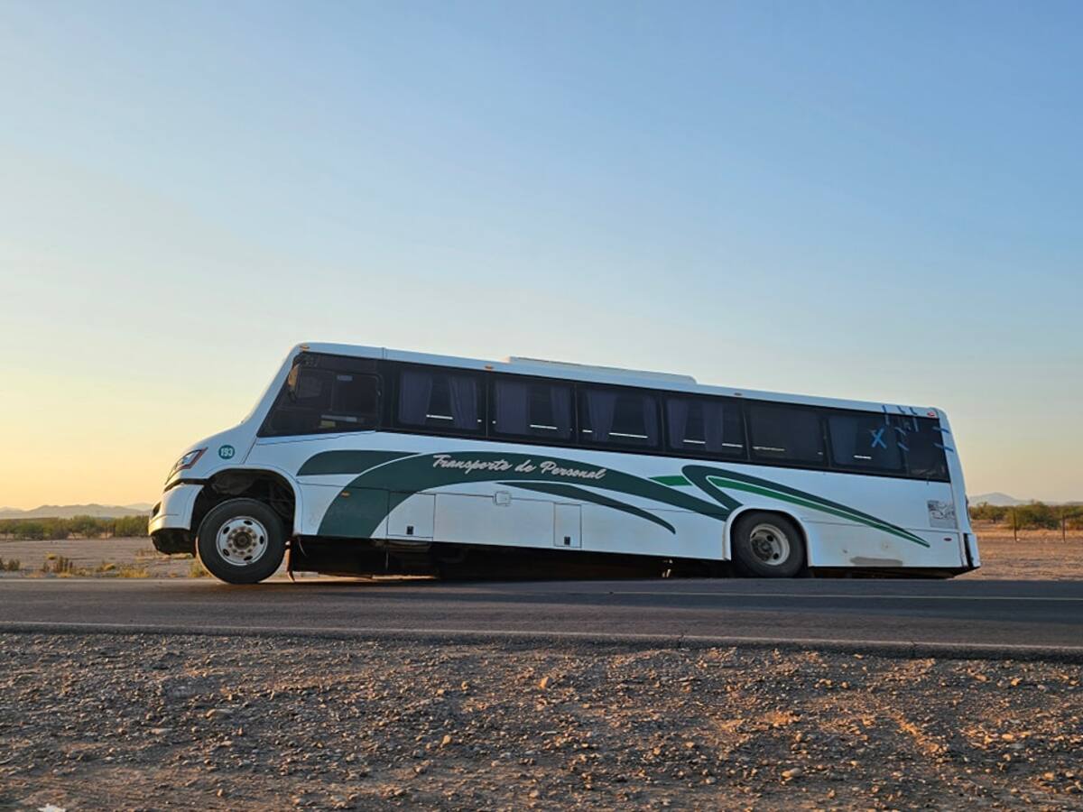 Enfrentamiento armado en Caborca. Fotos: Cortesía