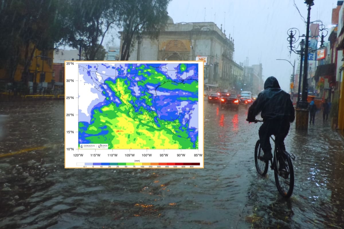 Frente frío se adelantó este domingo y el SMN advierte que dejará lluvias intensas, fuertes vientos y descenso de temperatura en estos estados