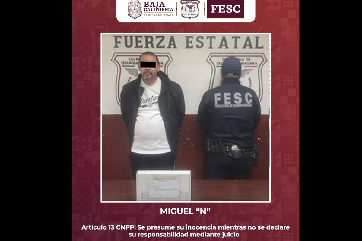 Hombre es detenido con arma de fuego por la FESC