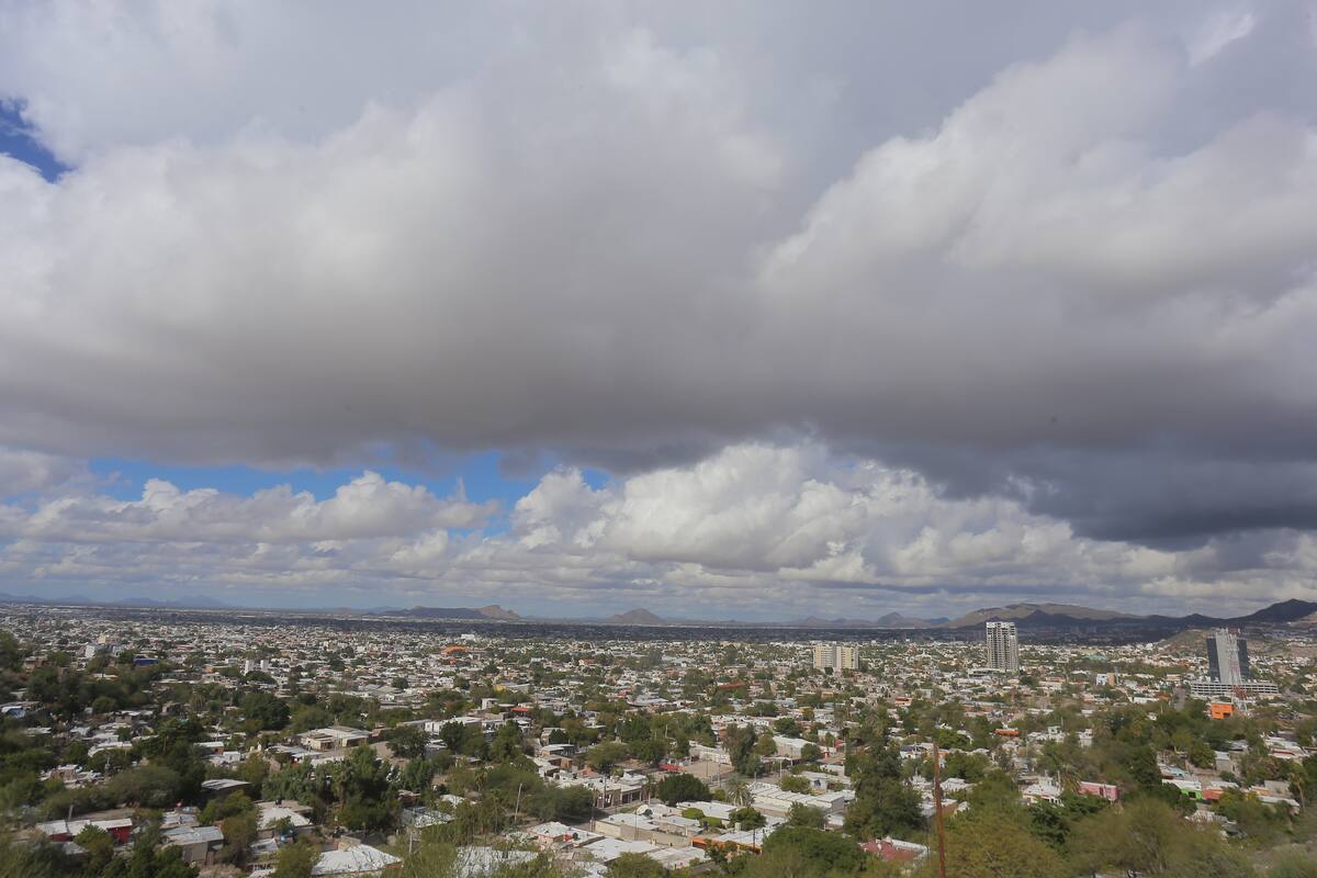 Clima en Sonora: Prevalecerán nublados con lluvias aisladas en gran parte de territorio sonorense