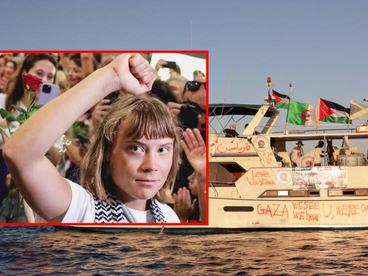 Greta Thunberg acusa a Israel de “intentar eliminar a una población entera” tras ser deportada con la Flotilla Global Sumud
