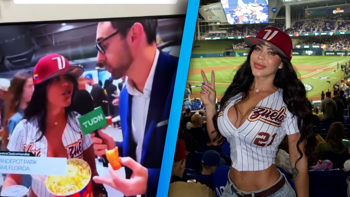 ¿Quién es Leidys Ortiz, la modelo venezolana que se volvió viral en la Final del Clásico Mundial de Beisbol?