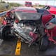 Tractor, Cybertruck y otro vehículo chocan