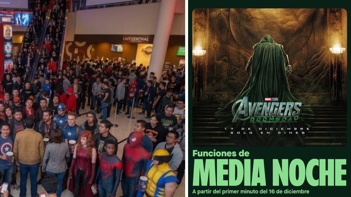 Tras años extintas por la pandemia, Cinemex revive las funciones de medianoche con el estreno de Avengers: Doomsday
