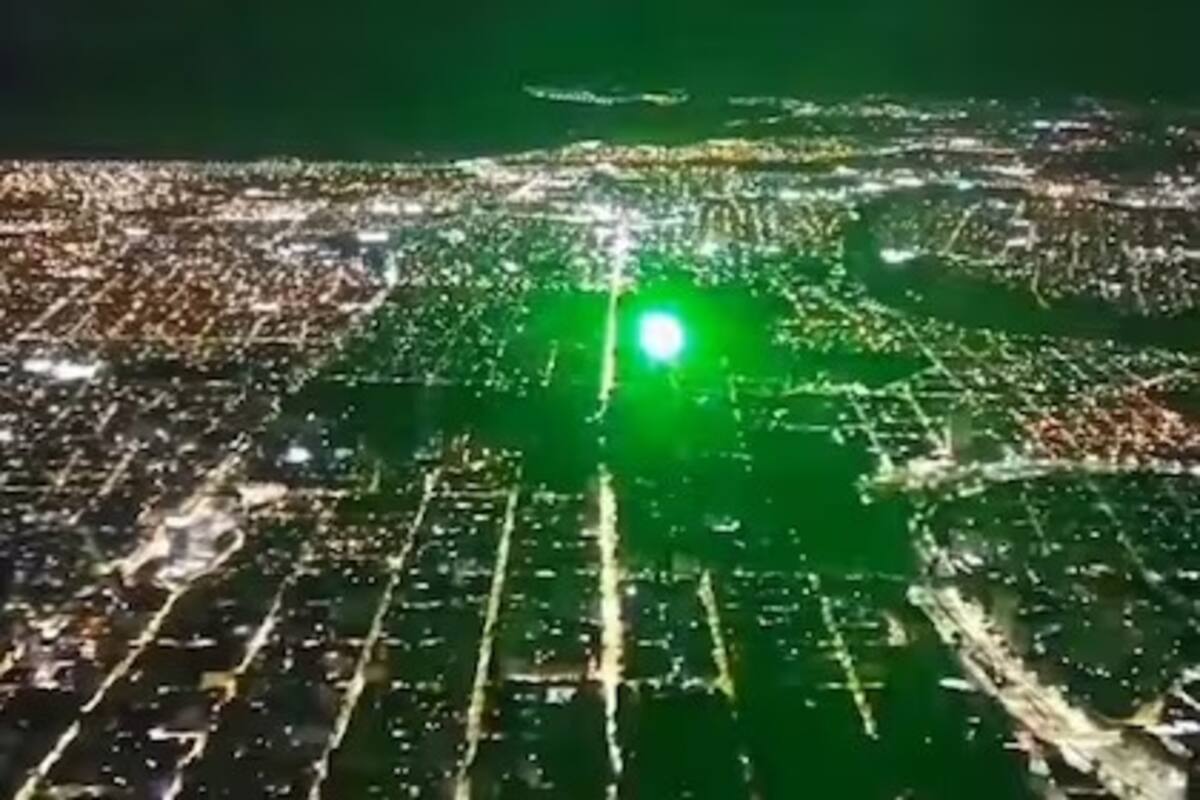 VIDEO: “Sin comprender el peligro” avión es apuntado con luz láser al llegar a Argentina