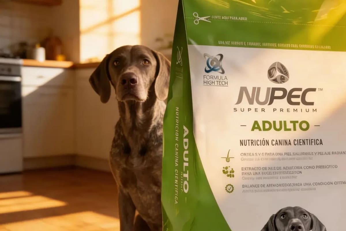 Mercado Libre rebaja el alimento Nupec Adulto de 20 kg a $1,949 pesos con envío gratis para ofrecer un ahorro del 20% en nutrición de alta gama