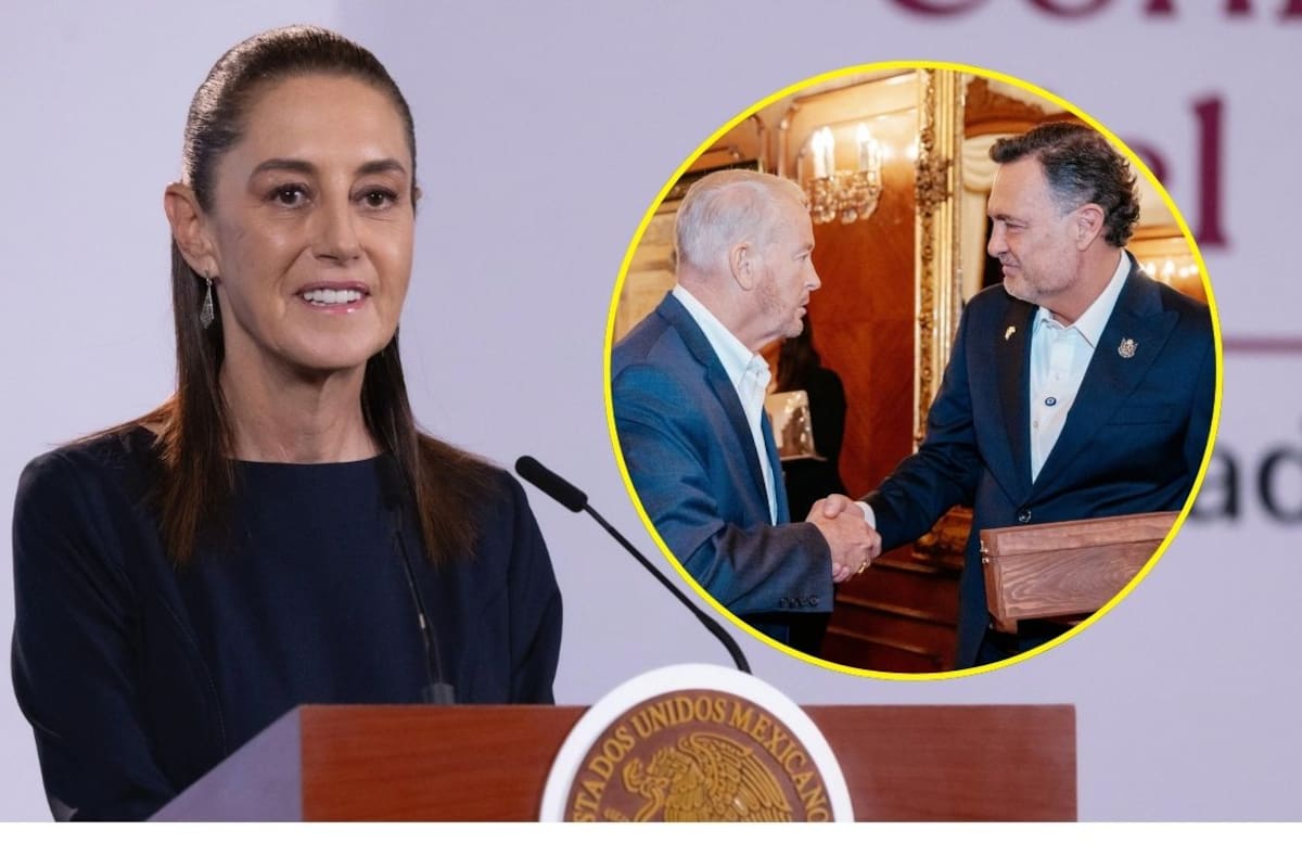Sheinbaum pide que embajador de EEUU y gobernador de Querétaro expliquen primera piedra de academia de policía
