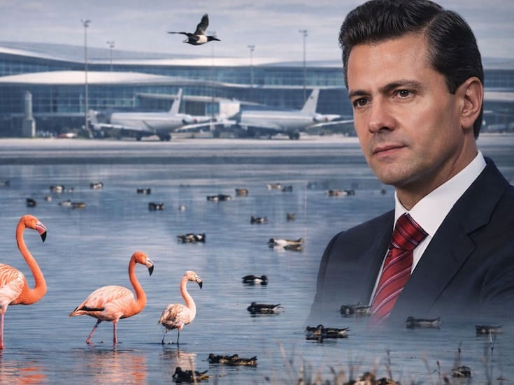 Familia de flamencos rosas sorprende en el Lago de Texcoco, antiguo proyecto del AICM de Peña Nieto: por qué llegaron, qué significa su presencia y qué revela sobre el ecosistema tras la cancelación del aeropuerto