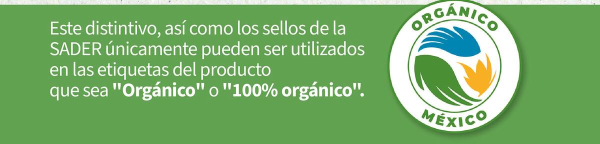 Sello oficial de productos 1005 orgánicos. / Revista del consumidor