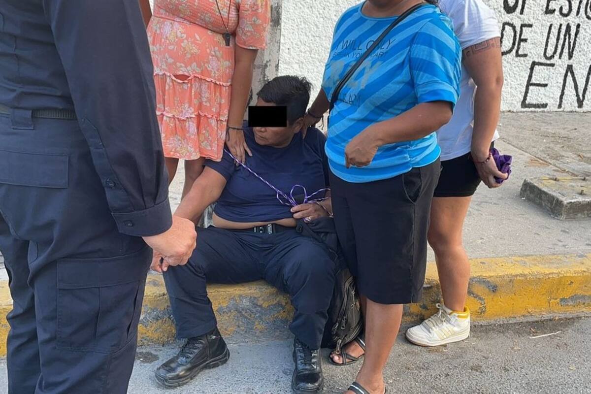 Renuncia mujer policía que agredió a madres buscadoras en Cancún