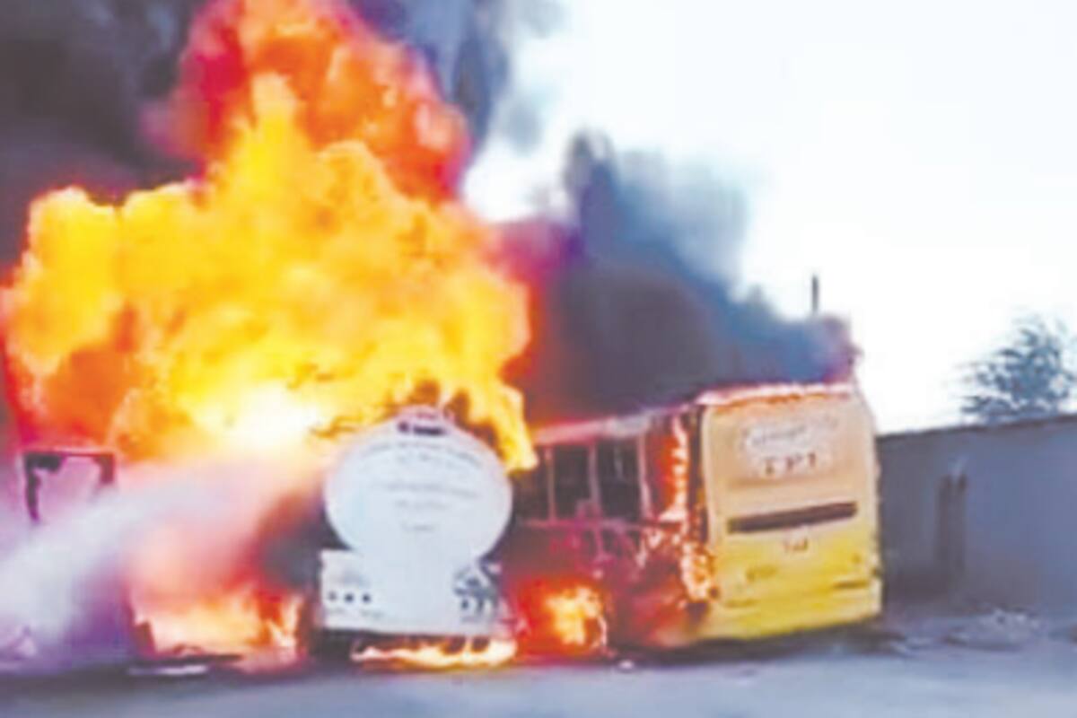 Hombre resulta con quemaduras al explotar pipa