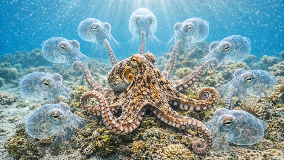 ¿Nueve mentes en un solo cuerpo? La ciencia confirmó que cada brazo de los pulpos tiene su propio cerebro independiente que le permite sentir, decidir y cazar sin esperar órdenes de su cabeza gracias a que poseen más neuronas en sus extremidades que en su centro de mando