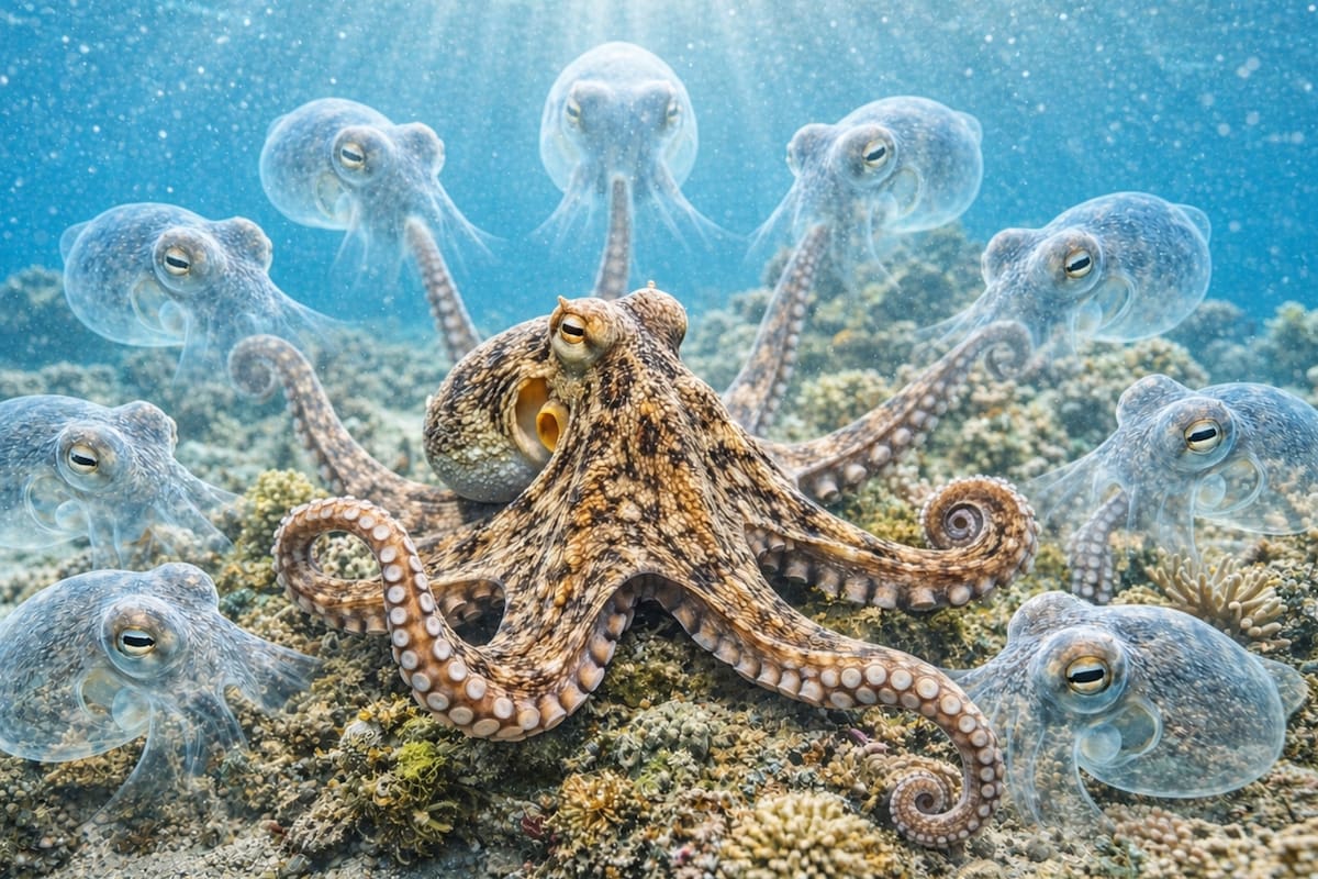 ¿Nueve mentes en un solo cuerpo? La ciencia confirmó que cada brazo de los pulpos tiene su propio cerebro independiente que le permite sentir, decidir y cazar sin esperar órdenes de su cabeza gracias a que poseen más neuronas en sus extremidades que en su centro de mando