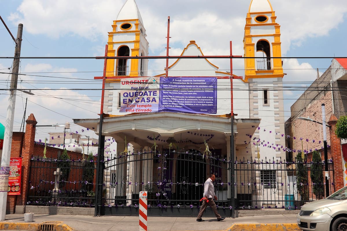 Iglesia católica pide a feligreses quedarse en casa durante Pascua