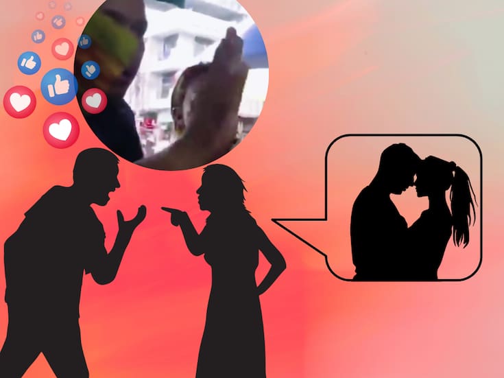 “Tienes que aprender a decir que tienes mujer”, esposa confrontó y golpeó a su pareja en público tras descubrir que se hacía pasar por soltero