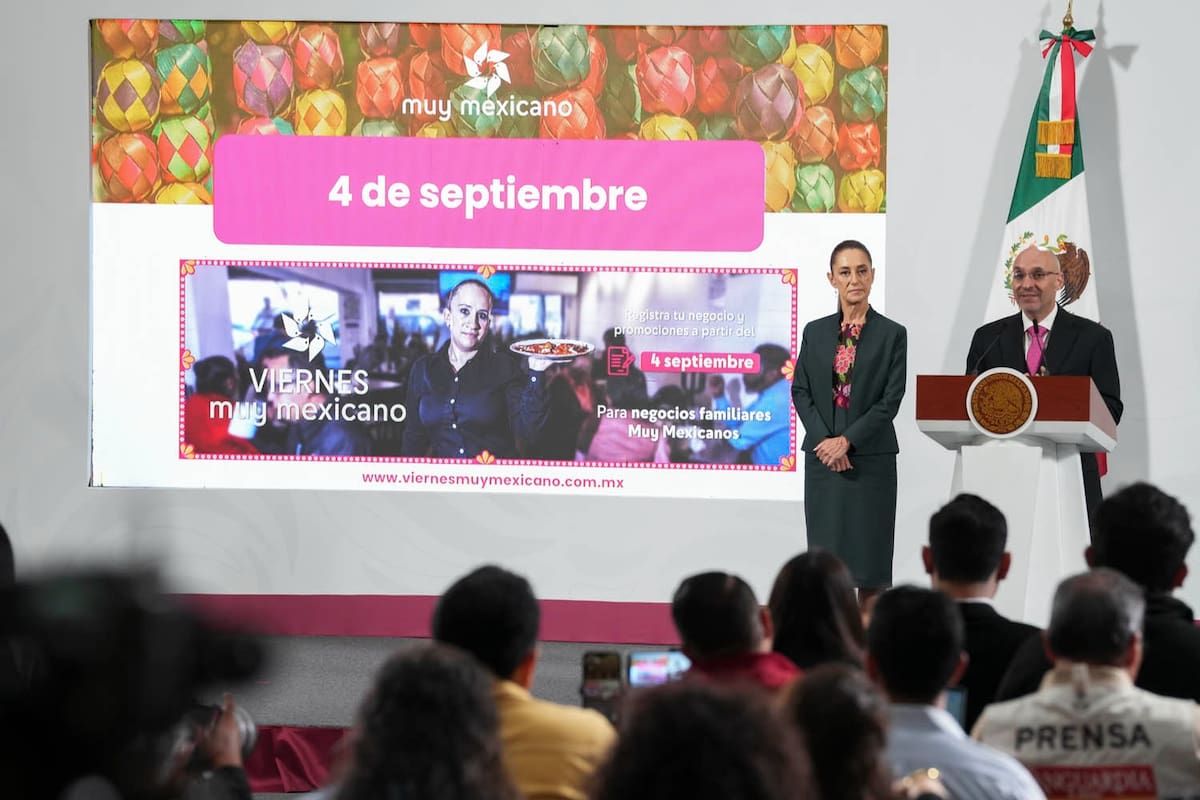“Viernes muy mexicano”: Concanaco se suma al Plan México con programa de ofertas. | Crédito: Presidencia