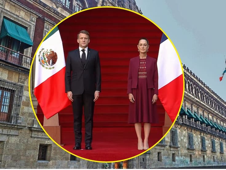 Sheinbaum y Macron se reúnen en Palacio Nacional; México busca recuperar códices prehispánicos en poder de Francia