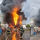 Incendio de dos pipas deja tres heridos en Tlalnepantla