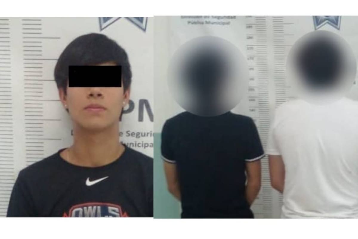 Cuatro jóvenes detenidos tras riña frente a Cobach Hidalgo