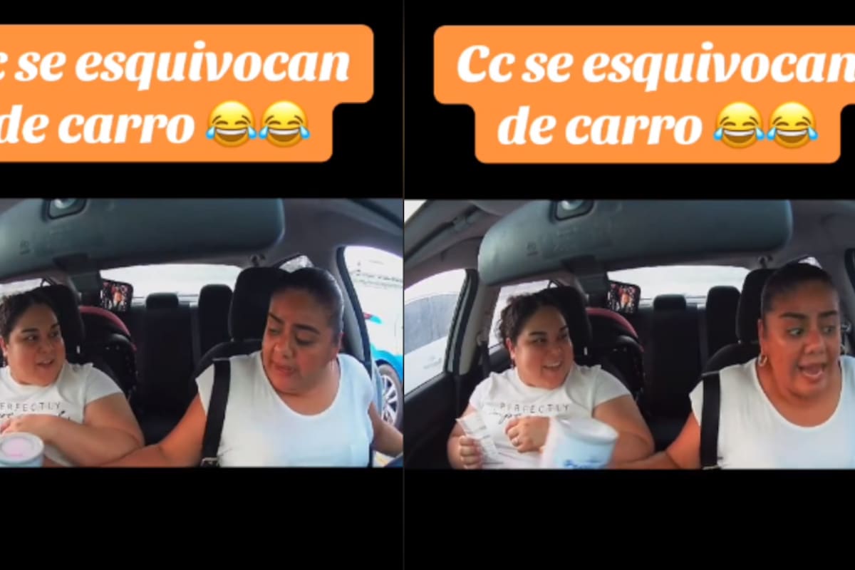 VIDEO | Mujer se sube al auto equivocado y así reaccionó al darse cuenta