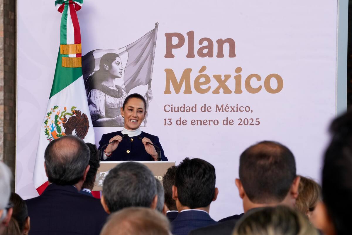 Claudia Sheinbaum presenta el Plan México. | Crédito: Presidencia