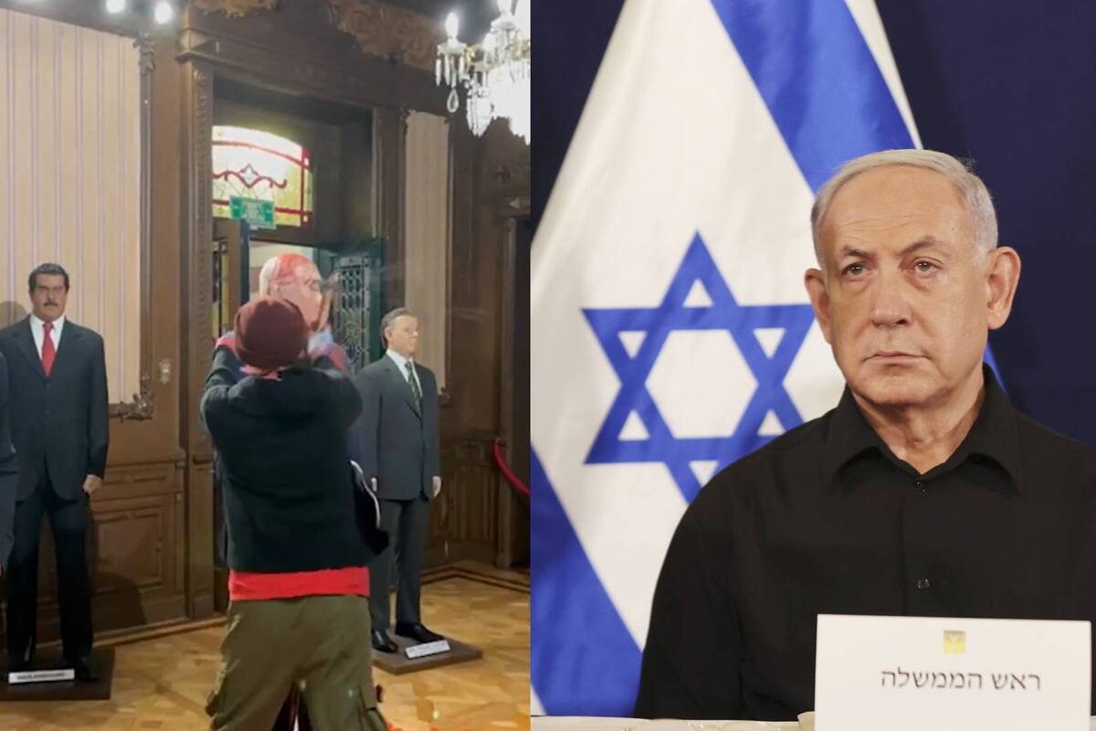 Embajada de Israel califica de “intolerancia y odio” destrozo de estatua de cera de Benjamín Netanyahu en CDMX