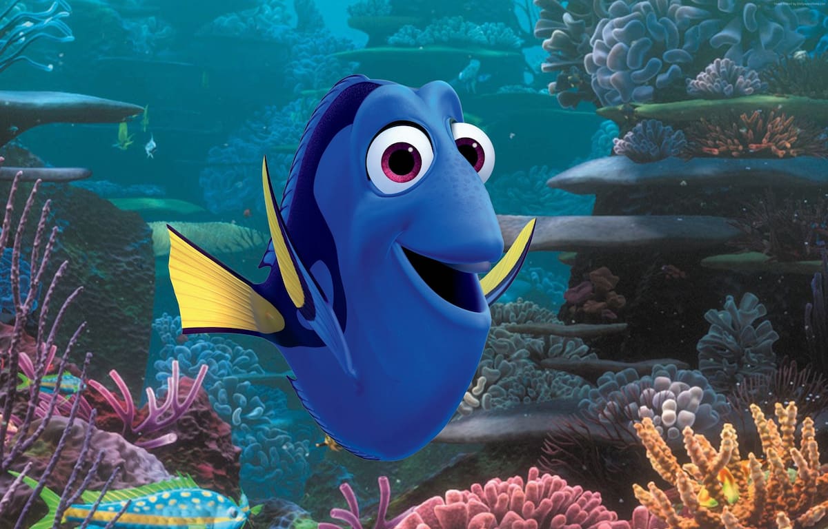Dory, de Buscando a Nemo.