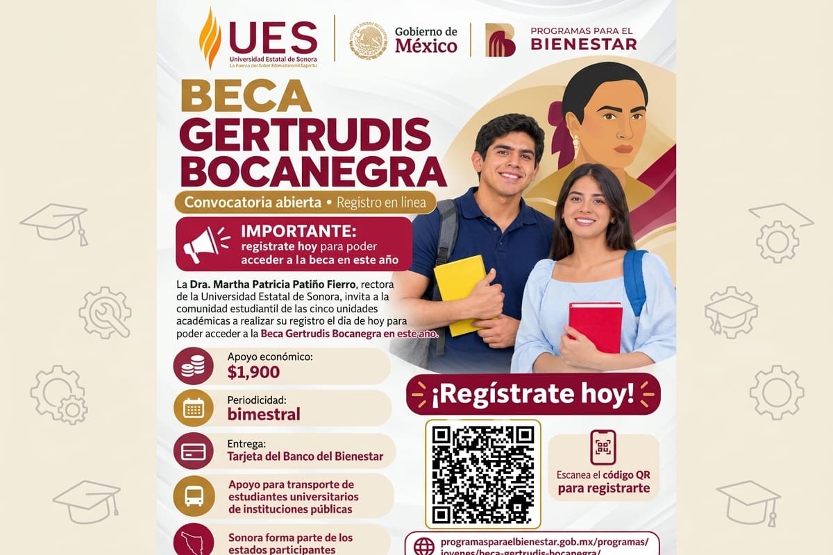 ¿Estudias en la UES de SLRC? Este jueves vence el registro para la Beca Gertrudis Bocanegra