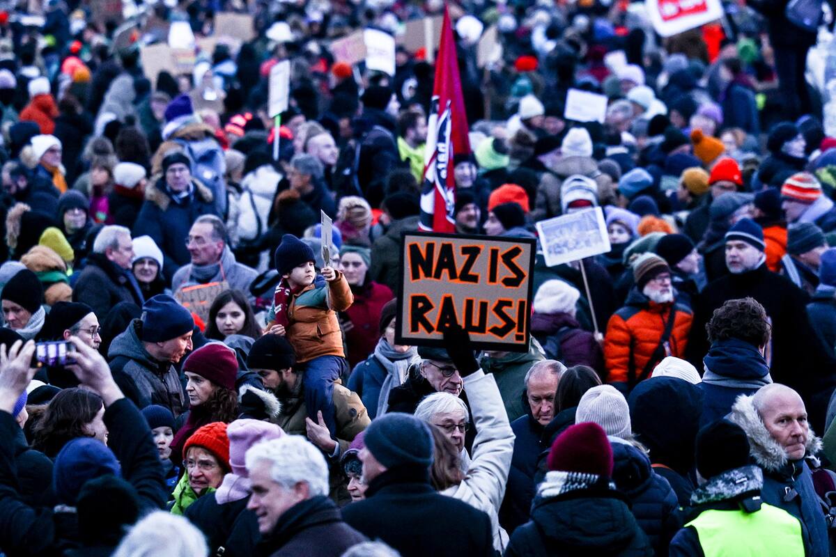 Alemania marcha contra la extrema derecha y exige la ilegalización de AfD