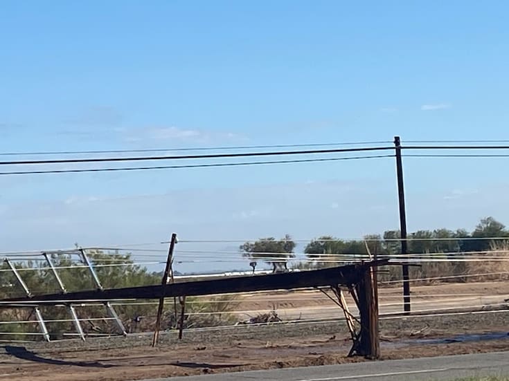 Declaran emergencia en Imperial por daños de tormenta Mario