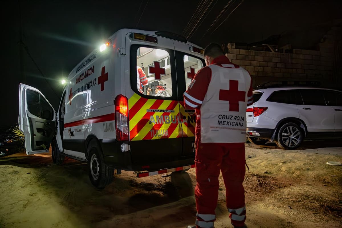 El ataque ocurrió en la colonia Nuevo Milenio; la víctima fue trasladada a un hospital con una herida en la pierna. Foto: Border Zoom