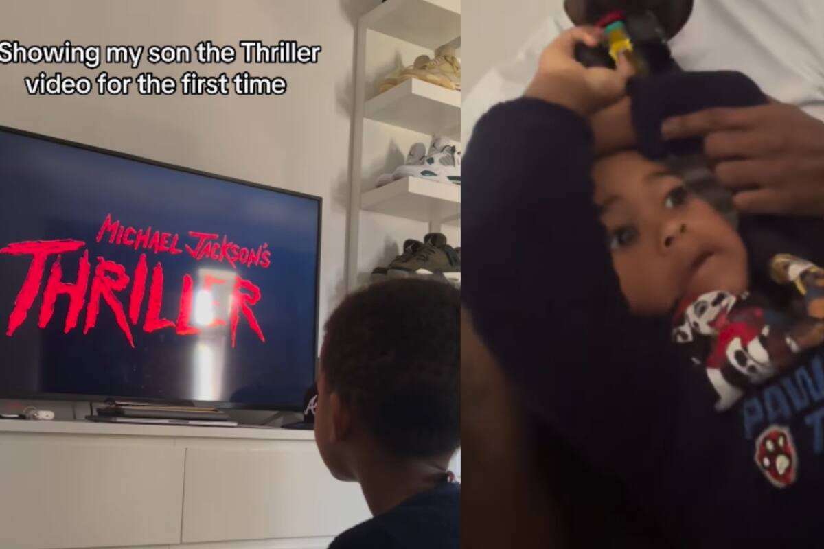 “Le pasaste un trauma generacional”: Hombre le muestra el videoclip de Thriller de Michael Jackson a su hijo por primera vez