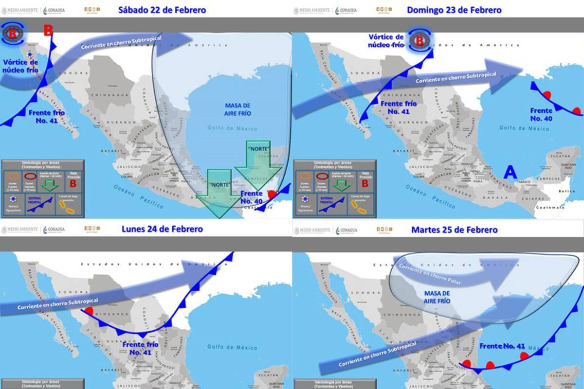 Piden preparse por posibles lluvias este sábado 22 de febrero