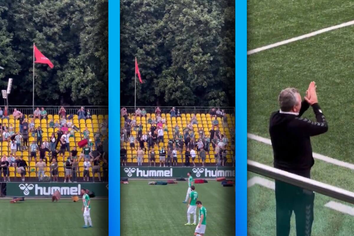 VIDEO: Aficionados en Lituania lanzan maletas a la cancha para exigir salida de su entrenador