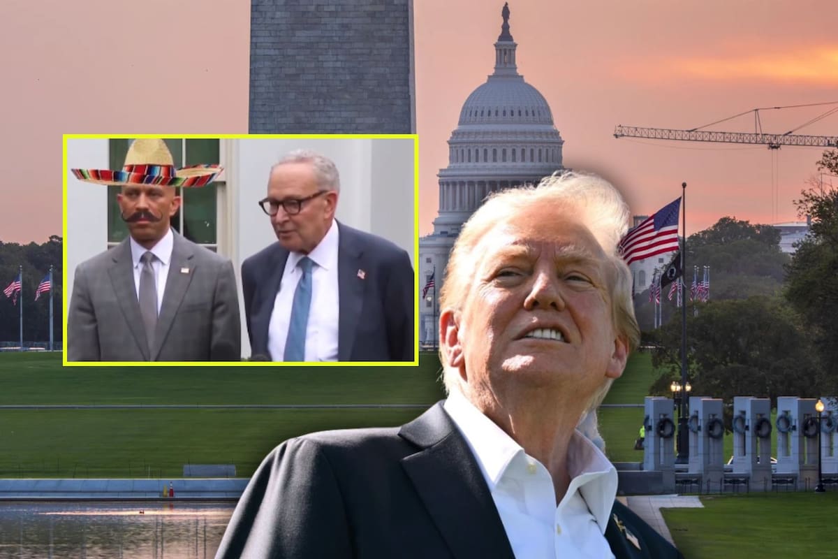 Donald Trump usa símbolos mexicanos para burlarse de los demócratas en video hecho por la IA ante negociaciones fallidas