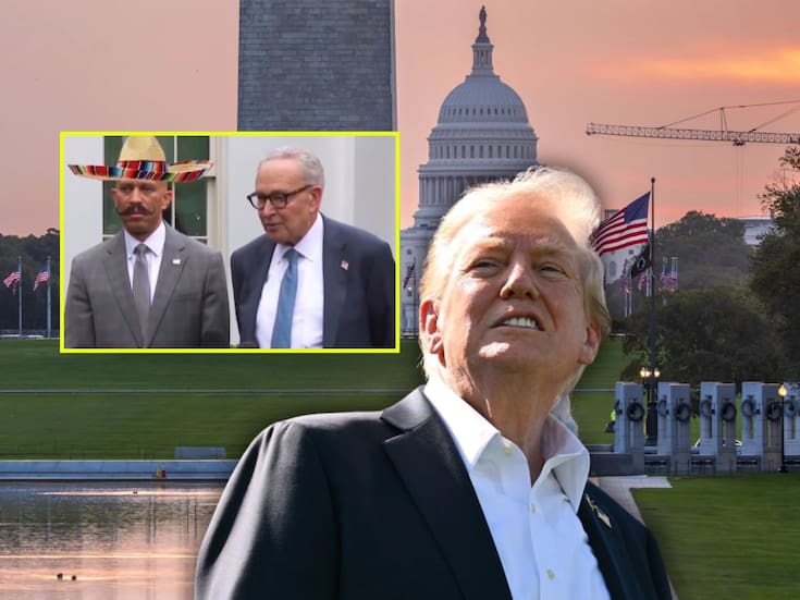 Donald Trump usa símbolos mexicanos para burlarse de los demócratas en video hecho por la IA ante negociaciones fallidas
