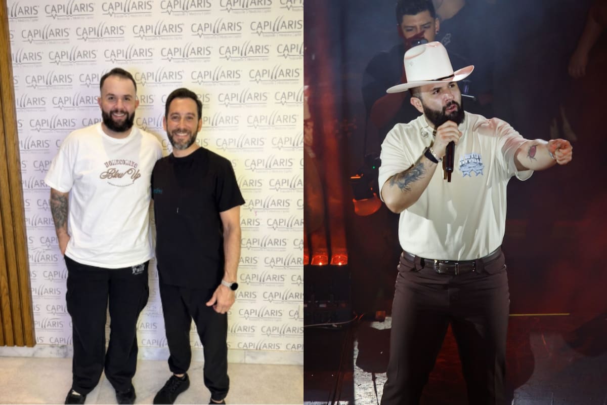 Trasplante capilar de Carín León genera reacciones de fans en redes sociales