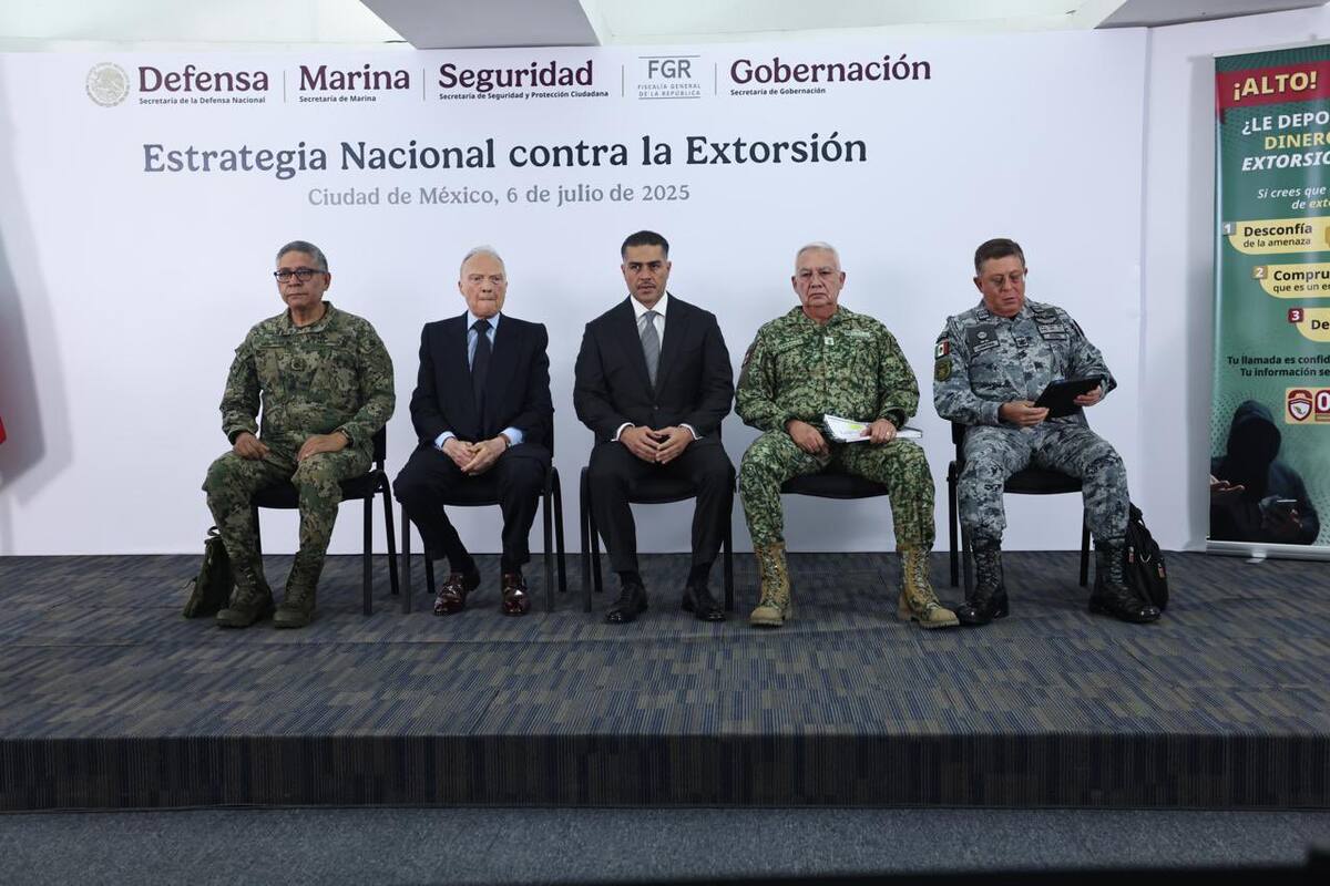 Refuerza gobierno federal estrategia contra extorsión con apoyo de UIF y línea 089