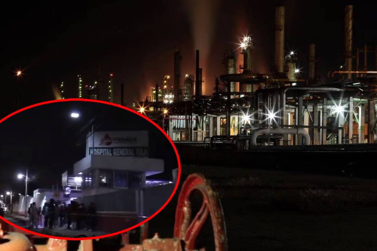Al menos ocho heridos tras explosión en caldera de refinería Miguel Hidalgo de Tula