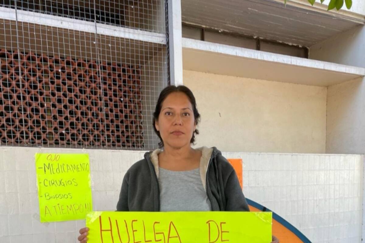 Cumple Marisela Barboza más de un mes en huelga de hambre