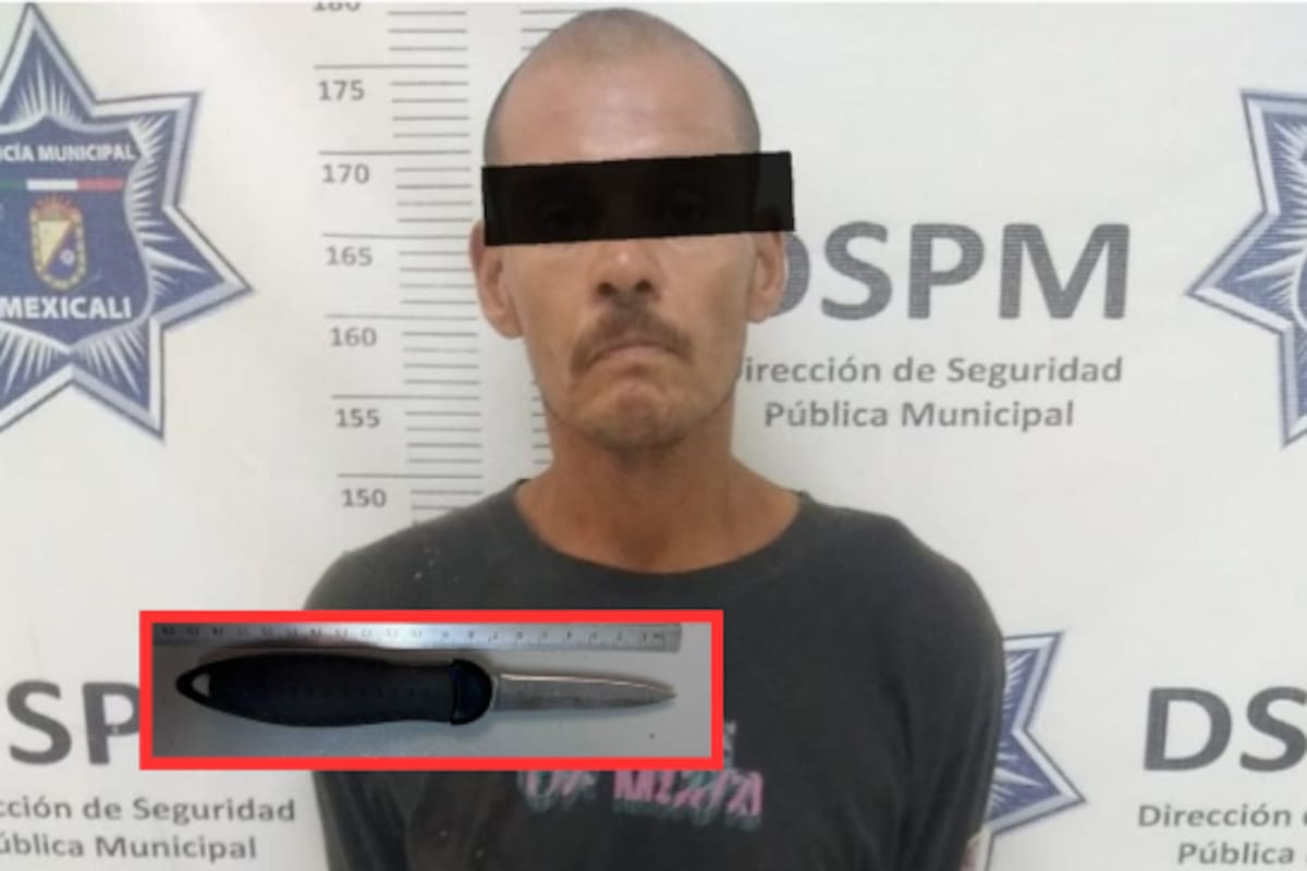 Capturan armado a presunto ladrón de negocio dedicado a la venta de jugos