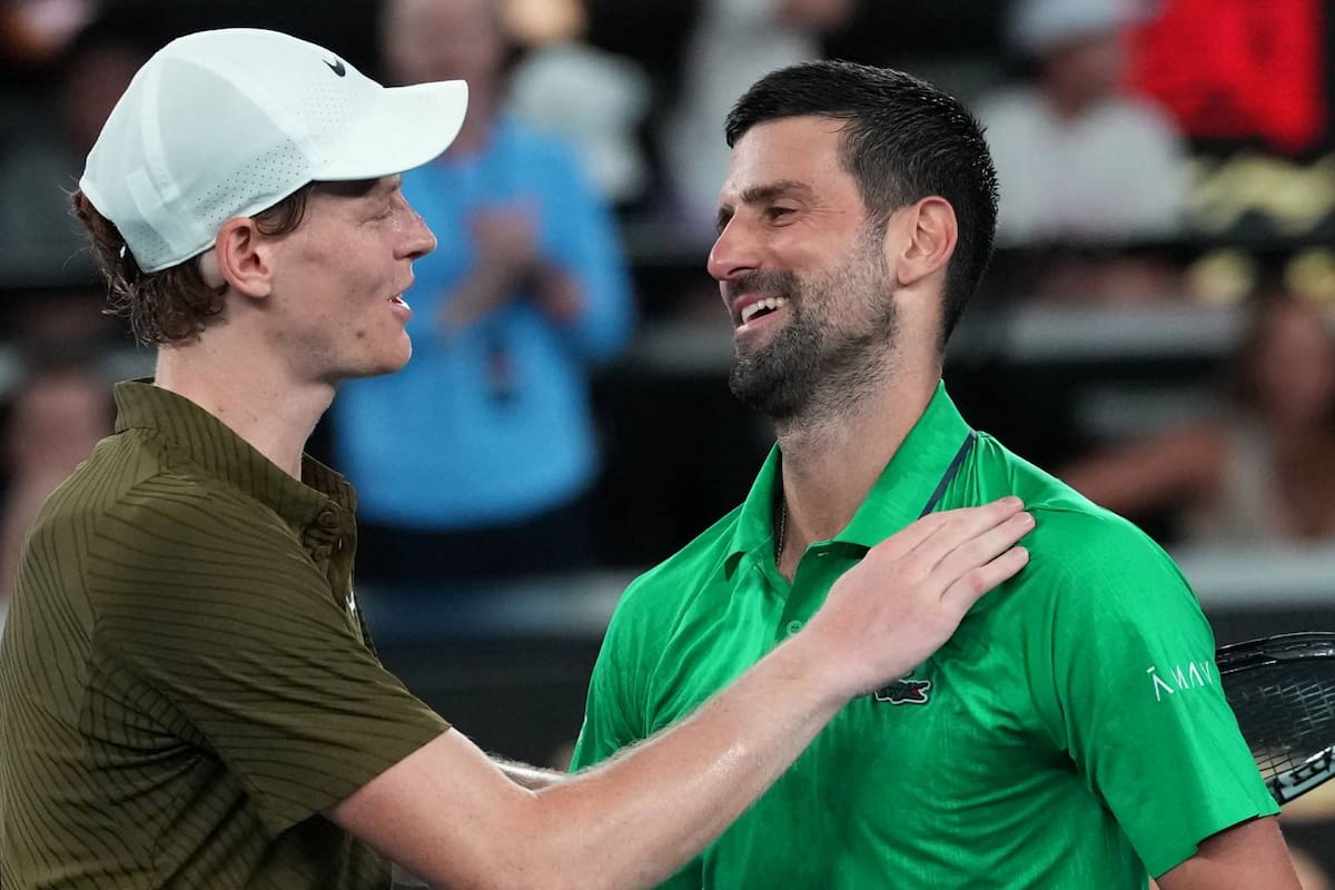Djokovic se rinde ante Sinner: “Me veo reflejado en él” y revela que lo ayudó a mejorar